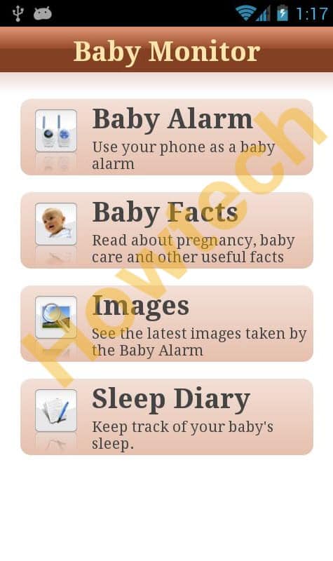 برنامج مراقبة الطفل بالصوت و الصورة baby monitor